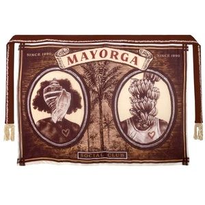 Mayorga Maroon Beach Sarong, Size OS